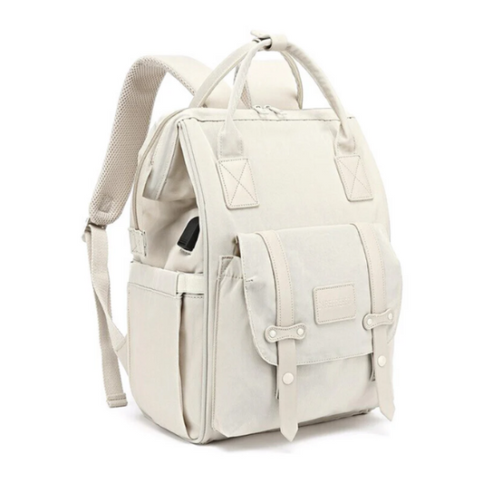 sac à langer chic et minimaliste blanc sac a dos a langer 